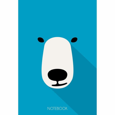 Блокнот Канц-Эксмо Медведь А6 40 листов в клетку на склейке Блокнот Канц-Эксмо Медведь А6 40 листов в клетку на склейке