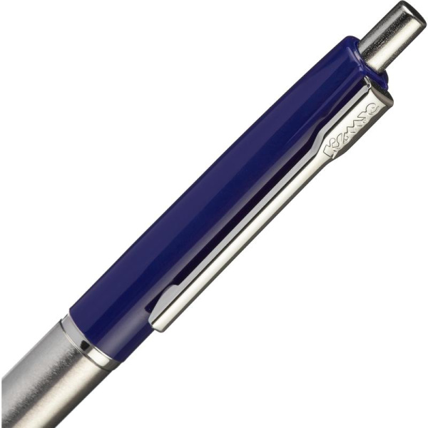 Ручка шариковая автоматическая Комус синяя (толщина линии 0.5 мм)