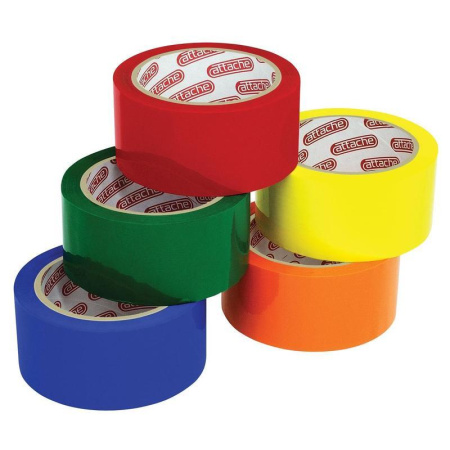 Клейкая лента упаковочная Attache 48 мм x 66 м 45 мкм красная Клейкая лента упаковочная Attache 48 мм x 66 м 45 мкм красная