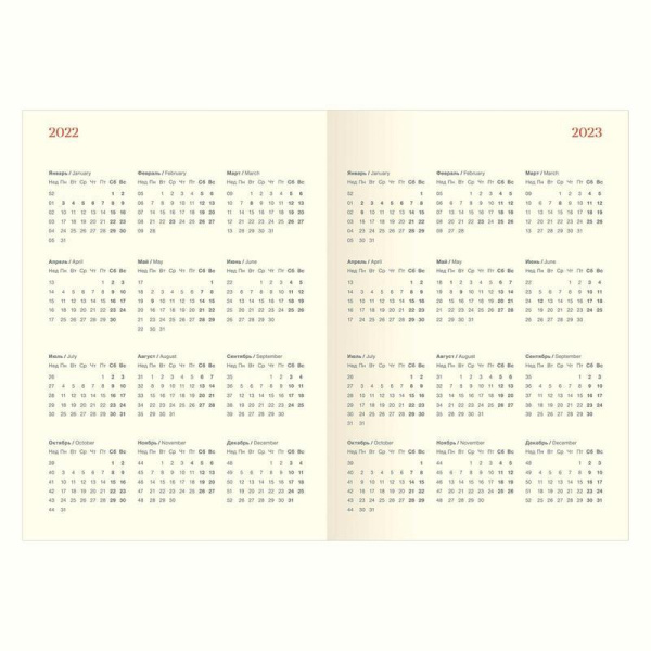 Ежедневник датированный 2022 год Infolio 365 days искусственная замша А5   176 листов темно-коричневый (цветной обрез, 140х200 мм)
