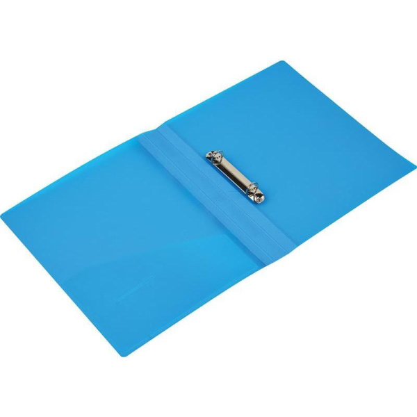Папка на 2-х кольцах Attache Diagonal пластиковая 25 мм синяя