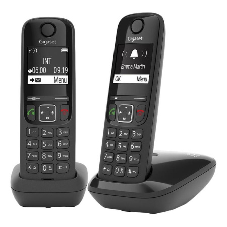 Радиотелефон Dect Gigaset AS690 DUO (L36852-H2816-S301)