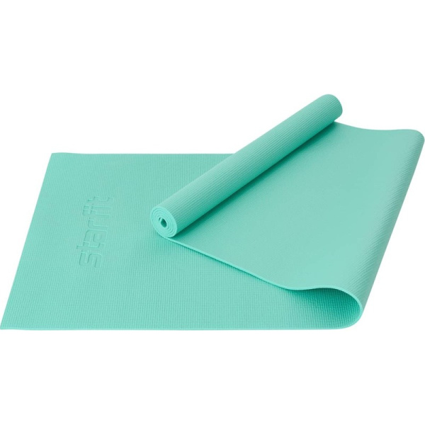 Коврик для фитнеса и йоги STARFIT FM-101 183x61x0.4 см мятный