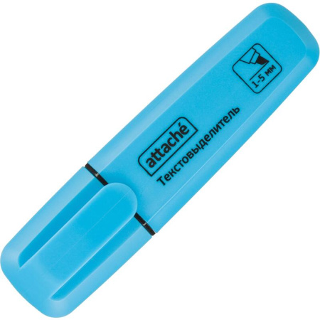 Текстовыделитель Attache Palette голубой (толщина линии 1-5 мм)