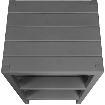 Этажерка прямоугольная Natura (серый, 330х384х725 мм)