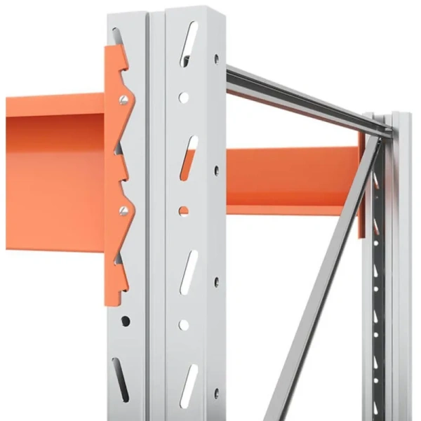 Стеллаж паллетный фронтальный 96-252711200P (серый/оранжевый,  2700х1100х2500 мм)