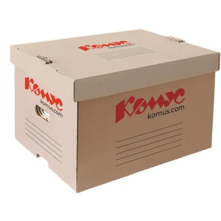 Короб архивный Т24 Комус 519х341х323 мм из гофрокартона