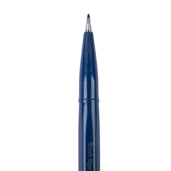 Фломастер-кисть Pentel Touch Brush Sign Pen 0.5 мм темно-синий