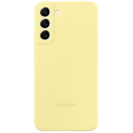 Чехол-накладка Samsung Silicone Cover S22 для Samsung Galaxy S22 желтый  (SAM-EF-PS901TYEGRU)