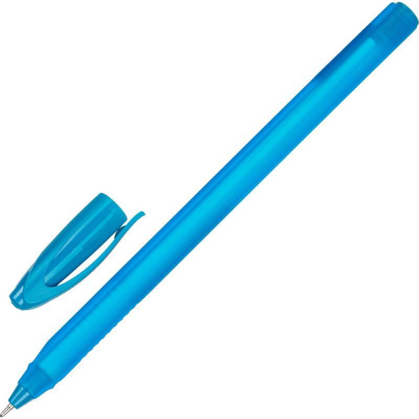 Ручка шариковая одноразовая Attache Euphoria синяя (толщина линии 0.5 мм)