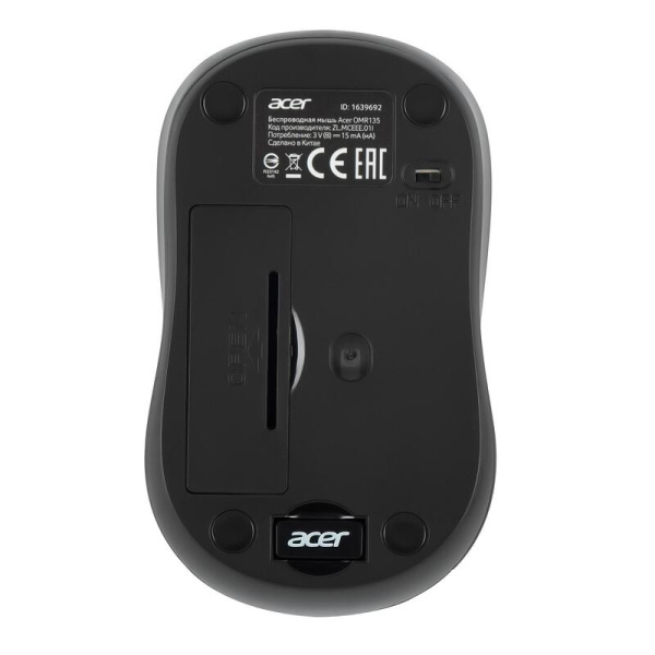 Мышь беспроводная Acer OMR135 зеленая (ZL.MCEEE.01I)