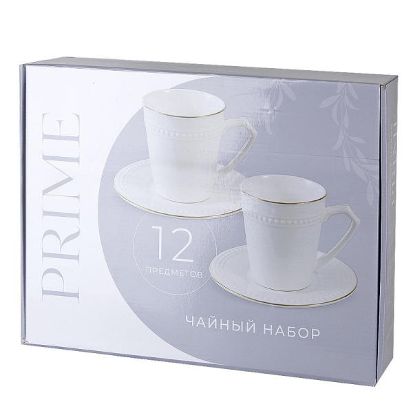 Набор чайный Nouvelle Home Prime на 6 персон фарфор (12 предметов)
