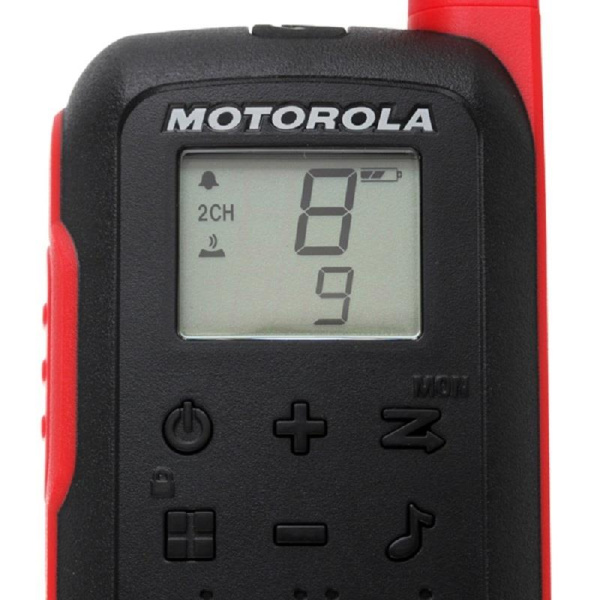 Рация Motorola Talkabout T62 красная (2 штуки в упаковке)