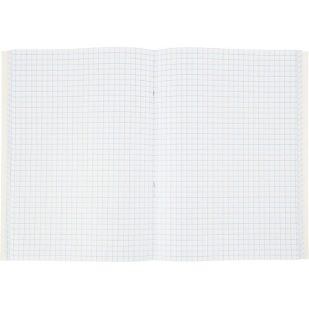 Книга учета  96 листов  А5 в клетку на скрепке блок офсет Attache  (обложка - мелованный картон)