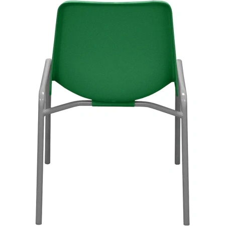 Стул обеденный Комус Мебель Стрит зелёный (пластик, металл)