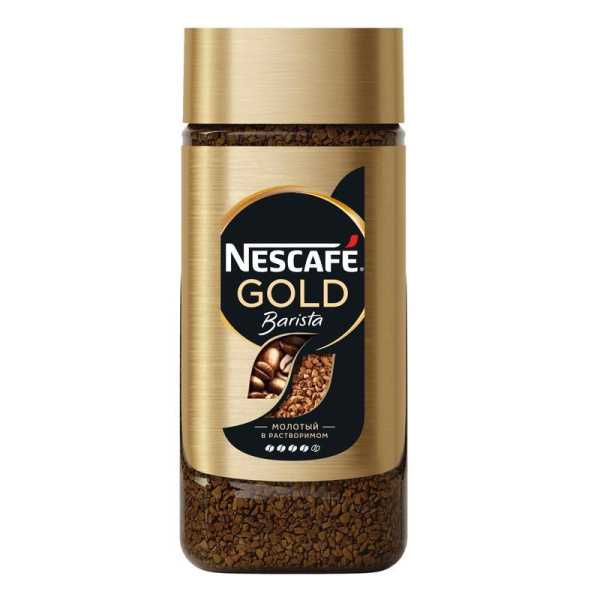 Кофе растворимый Nescafe Gold Barista Style 85 г (стекло)