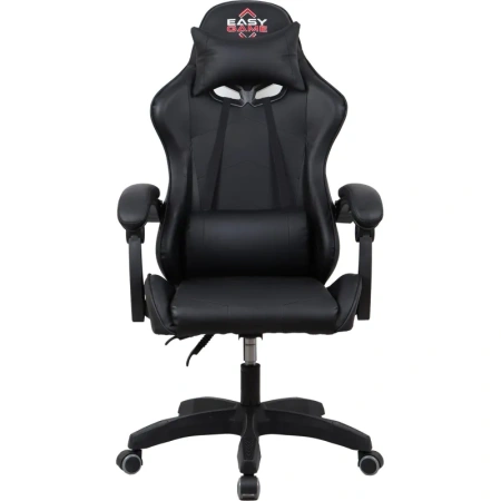Кресло игровое Easy Game 532TPU чёрное (экокожа, пластик)