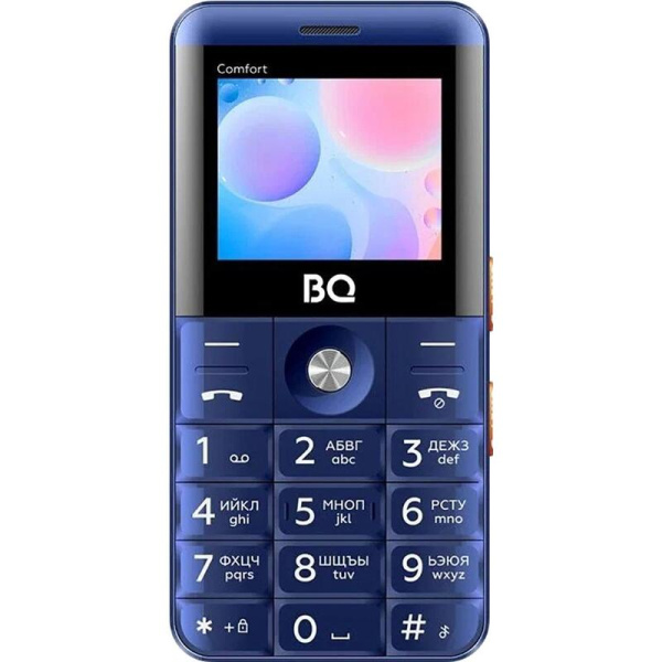 Мобильный телефон BQ 2006 Comfort черный/синий