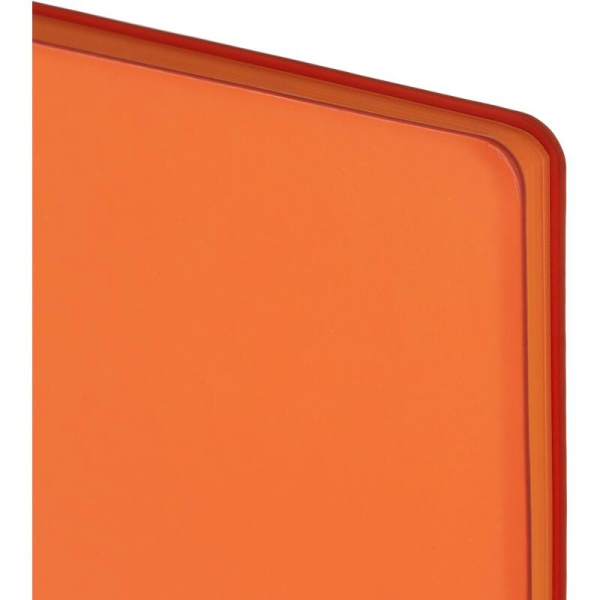 Ежедневник недатированный Attache Soft touch искусственная кожа А5 136 листов оранжевый (оранжевый обрез)
