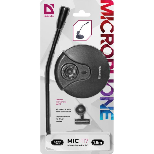 Микрофон Defender MIC-117 (64117)