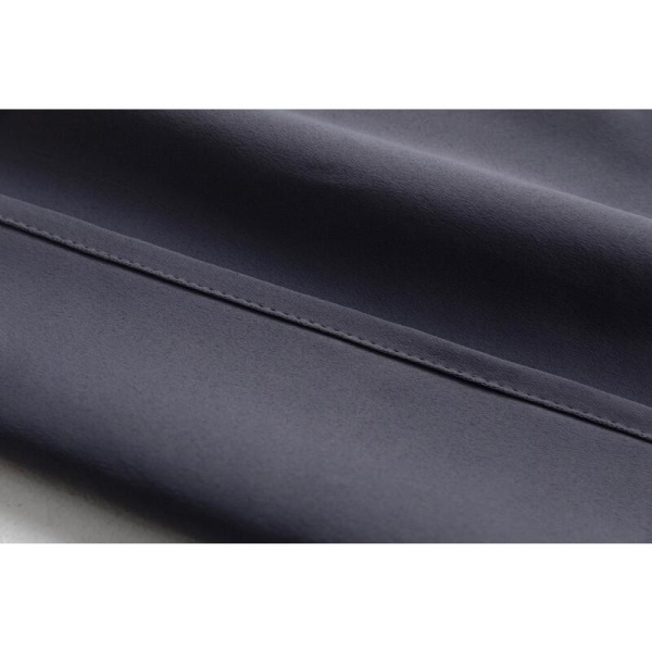Комплект штор Casa Conforte Блэкаут (2 портьеры 200х270 см) темно-серого  цвета