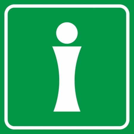 Знак безопасности Информация (200х200 мм, пленка ПВХ) Знак безопасности Информация (200х200 мм, пленка ПВХ)