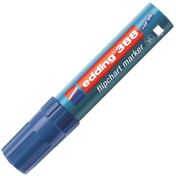 Маркер для флипчартов Edding E-388/003 синий (толщина линии 4-12 мм)