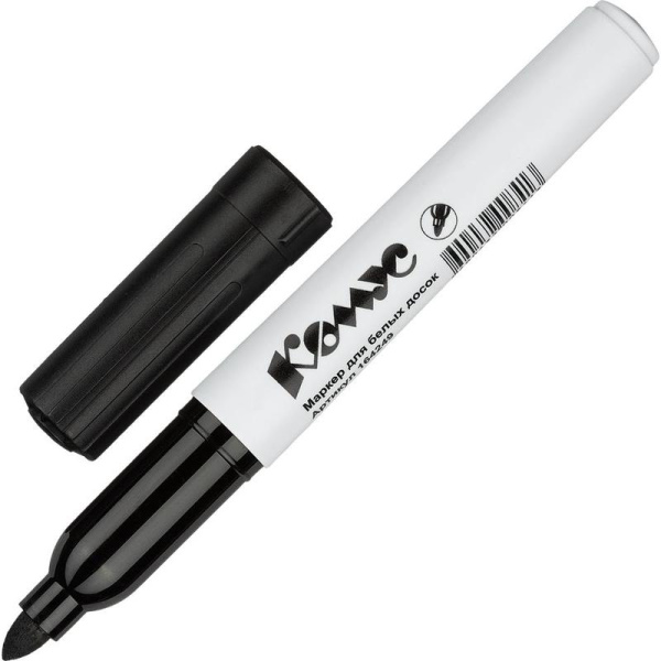 Набор маркеров для белых досок Комус BY2304 4 цвета (толщина линии 2-5  мм) круглый наконечник