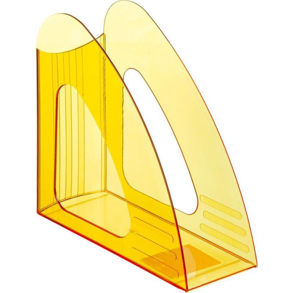 Вертикальный накопитель Attache Bright Colours прозрачный желтый ширина 90 мм