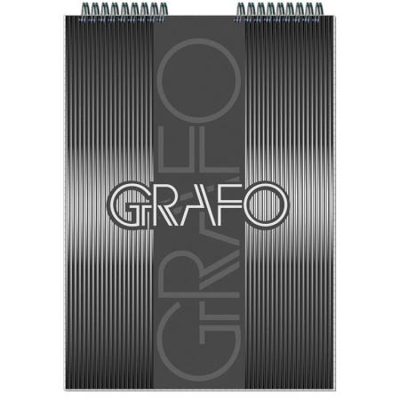 Блокнот Полином Графо А4 50 листов черный в клетку на спирали (203х290 мм) Блокнот Полином Графо А4 50 листов черный в клетку на спирали (203х290 мм)