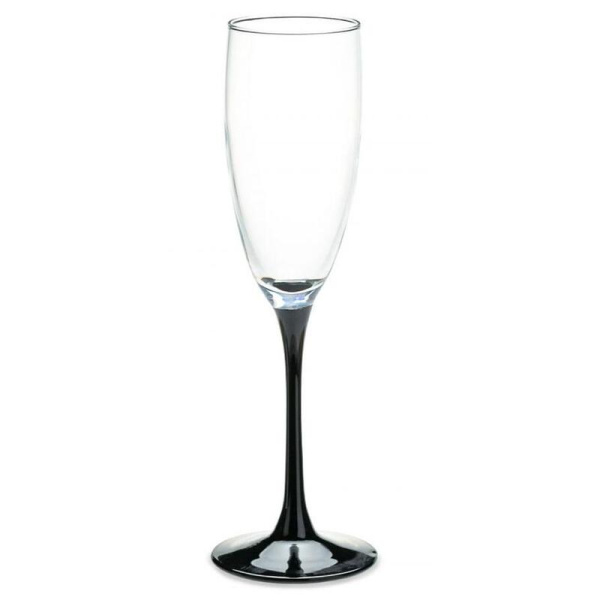 Набор бокалов для шампанского Домино стеклянные 170 мл (6 штук в  упаковке)