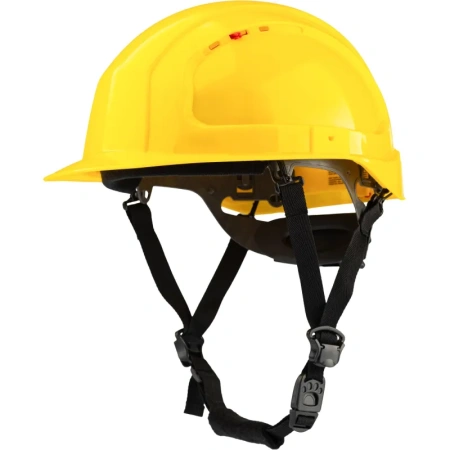 Каска защитная TOPFORT Универсал 304 желтая с храповым механизмом