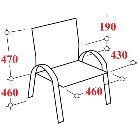 Конференц-кресло Easy Chair Samba GR бежевое/бук (экокожа,  металл)