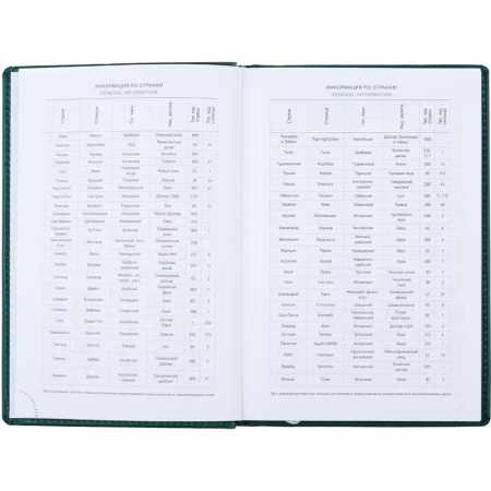 Ежедневник недатированный Attache Вива искусственная кожа А5 176 листов зеленый (148x218 мм)