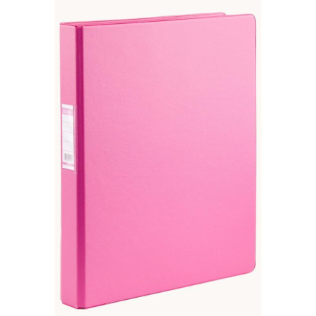Папка на 2-х кольцах Bantex картонная/пластиковая 35 мм розовая