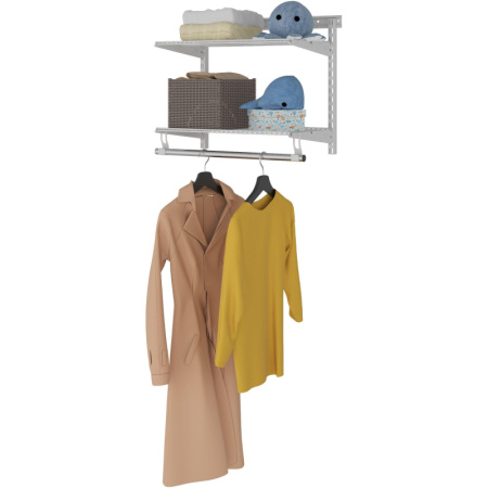 Комплект гардеробной cистемы Практик Home Basic G60S (белый)