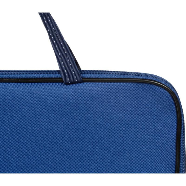 Папка-портфель тканевая Attache A4 синяя (360x20x270 мм, 1 отделение)  ручка из тесьмы
