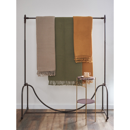 Плед Tkano Essential шерсть 130х180 см зеленый