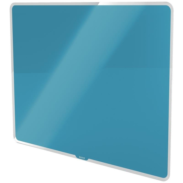 Доска стеклянная 60х80 см магнитно-маркерная Leitz Cosy синяя