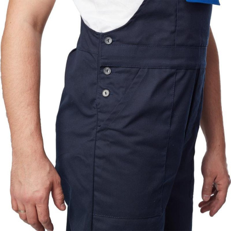 Костюм рабочий летний мужской л05-КПК с СОП синий/васильковый (размер 52-54, рост 158-164)