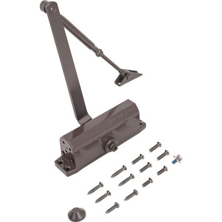 Доводчик дверной Notedo DC-080 до 120 кг коричневый