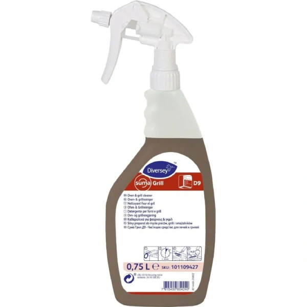 Средство для очистки грилей и духовых шкафов Diversey Suma Grill D9 750  мл