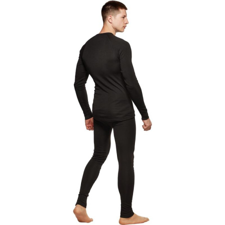 Термокальсоны Comazo мужские Activ-25 трикотаж полиэстер черные с  начесом (размер 56, рост 182)
