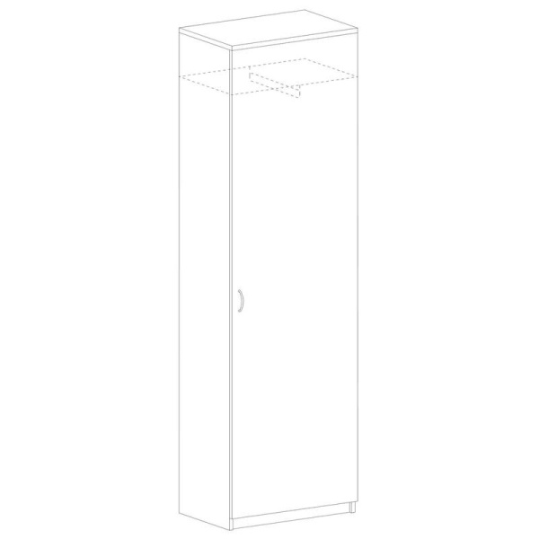 Шкаф для одежды Арго А-308 (бук, 560х370х2000 мм)