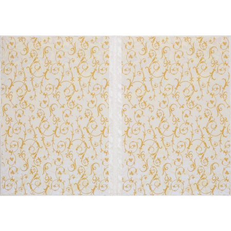 Папка адресная Поздравляем А4 балакрон белая