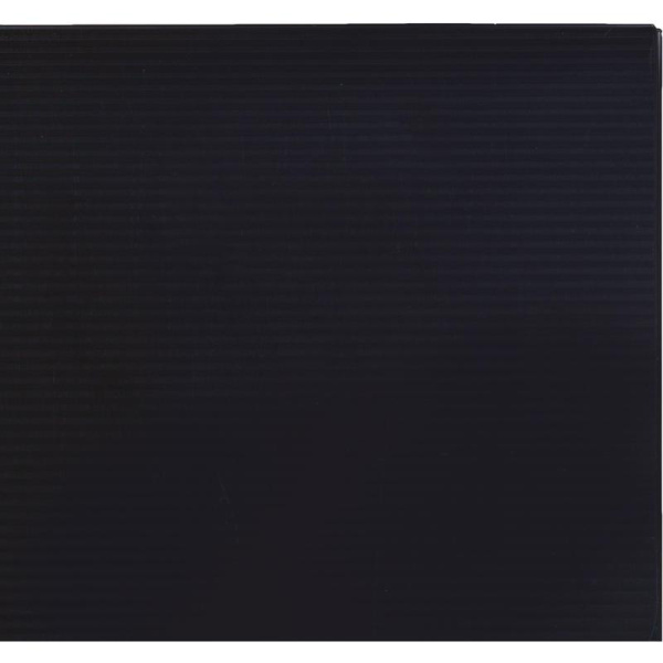 Папка-портфель пластиковая Комус Line A4 черная (332х35х250 мм, 1    отделение)