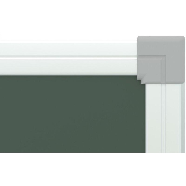 Доска магнитно-меловая Attache 100x225 см двухсекционная в клетку и  линейку (складная, антибликовая поверхность, полочка для маркеров)