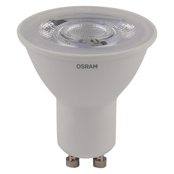 Лампа светодиодная Osram 5 Вт GU10 спот 4000 К нейтральный белый свет