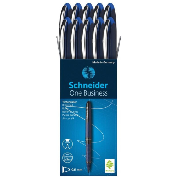 Роллер Schneider One Business синий (толщина линии 0.6 мм)
