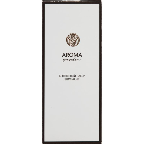 Набор бритвенный Aroma Garden картон (крем для бритья, станок, 200 штук  в упаковке)